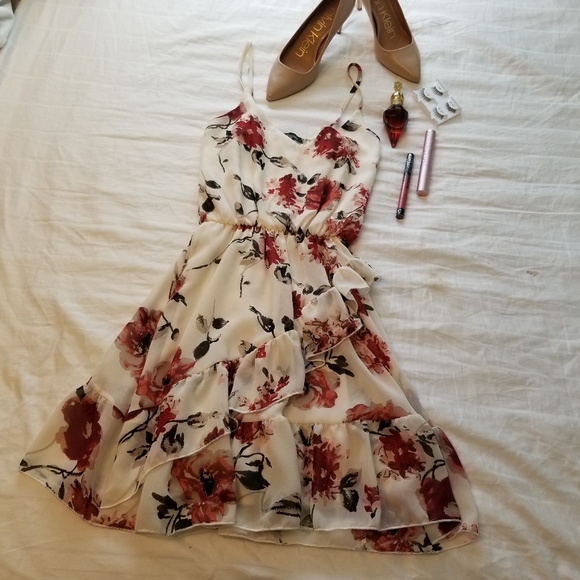 ECLIPSE Floral Wrap Dress - Picture 4 of 5